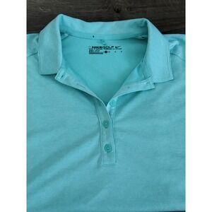 Womens Nike‎ Dri Fit Golf Sleeves Polo Blue Medium EUC